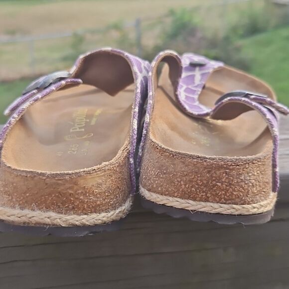 Birkenstock Papillio Gizeh Sandals Women’s 41 (L10/M8) Purple Giraffe - Picture 8 of 9